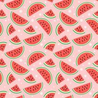 watermelon seamless pattern background. vector illustration