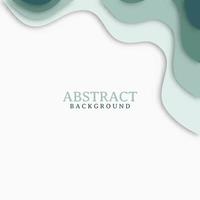 Abstract modern background design with wavy shapes vector