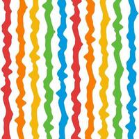Abstract hand drawn striped seamless pattern vector