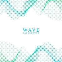 Abstract wavy colorful gradient dots halftone background vector