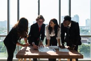 Business Team Working Together in Meeting photo