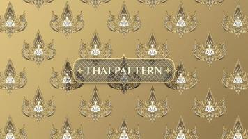 Thai male angel pattern Premium Vector