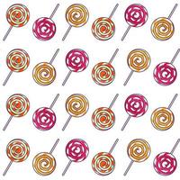 Lollipops Seamless Pattern vector
