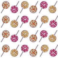 Lollipops Seamless Pattern vector