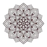 Ethnic Mandala Round Ornament Pattern vector