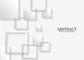 Abstract white and grey square background texture vector