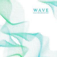 Abstract wavy colorful gradient dots halftone background vector