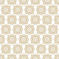 Islamic abstract ornament seamless pattern design vector