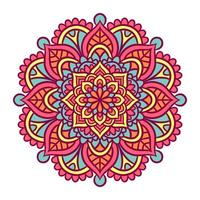 Ethnic Mandala Round Ornament Pattern vector