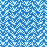 japanese wave seamless pattern background vector