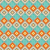 Ethnic Seamless Pattern In Native Style vector