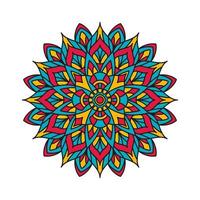 diseño de patrón de mandala decorativo ornamental vector