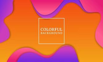 Modern Fluid Gradient Colors Abstract Background vector