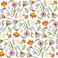Beautiful Abstract Floral Seamless Pattern