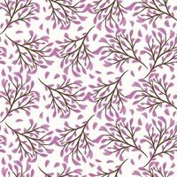 Abstract Floral Seamless Pattern With Hand Drawn vector