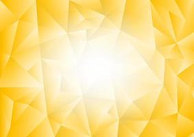 Abstract modern yellow chaotic polygonal background design vector
