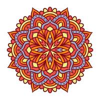 Ethnic Mandala Round Ornament Pattern vector