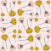 Beautiful Abstract Floral Seamless Pattern vector