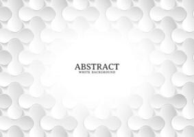 Abstract white and grey geometric background texture vector