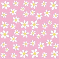 Abstract Floral Seamless Pattern With Hand Drawn vector