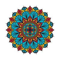 diseño de patrón de mandala decorativo ornamental vector