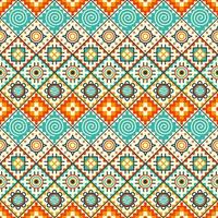 Ethnic Seamless Pattern In Native Style vector