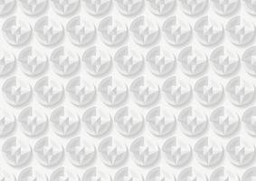 Abstract white and grey geometric background texture vector