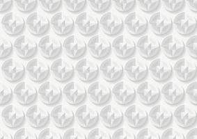 Abstract white and grey geometric background texture vector