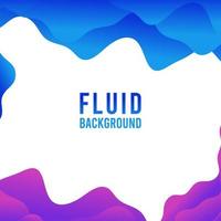 Modern Fluid Gradient Colors Abstract Background vector