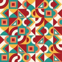 abstract geometric seamless pattern vector