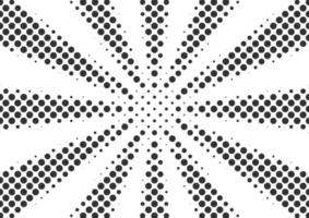 Abstract black and white dots halftone background vector