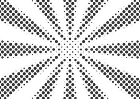 Abstract black and white dots halftone background vector