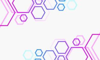 Abstract Geometric Shape Hexagon Background vector