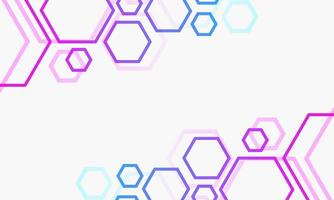 Abstract Geometric Shape Hexagon Background vector