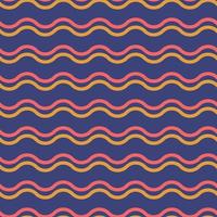 wave seamless pattern illustration background vector