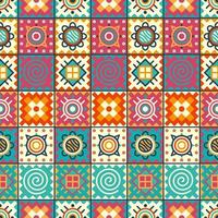 Ethnic Seamless Pattern In Native Style vector