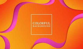 Modern Fluid Gradient Colors Abstract Background vector