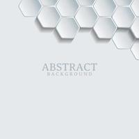 Abstract Geometric Shape Hexagon Background vector