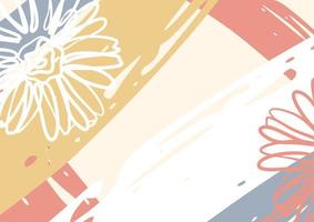 Abstract shape background pastel color vector