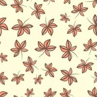 Botanical floral leaves seamless pattern. Floral pattern, Green leaves vector