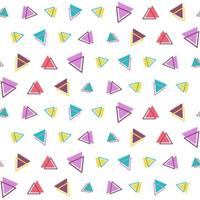 geometric seamless pattern with triangles vector
