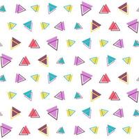 geometric seamless pattern with triangles vector