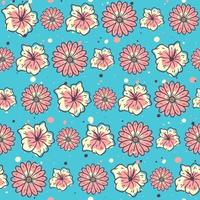 Abstract Floral Seamless Pattern Background vector