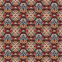 Oriental Damask Seamless Pattern Ornament vector