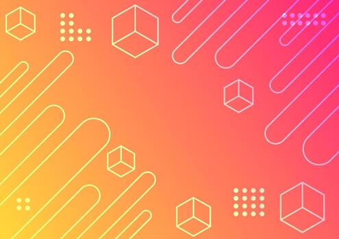 concepto de fondo de forma de geometría de degradado abstracto vector