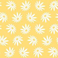 Abstract Floral Seamless Pattern With Hand Drawn vector
