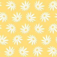 Abstract Floral Seamless Pattern With Hand Drawn vector