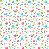 donuts glaze seamless pattern vector