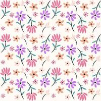 Beautiful Abstract Floral Seamless Pattern vector