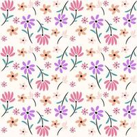 Beautiful Abstract Floral Seamless Pattern vector